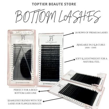 0.05 BOTTOM LASHES MIX 5-11 J/B curl
